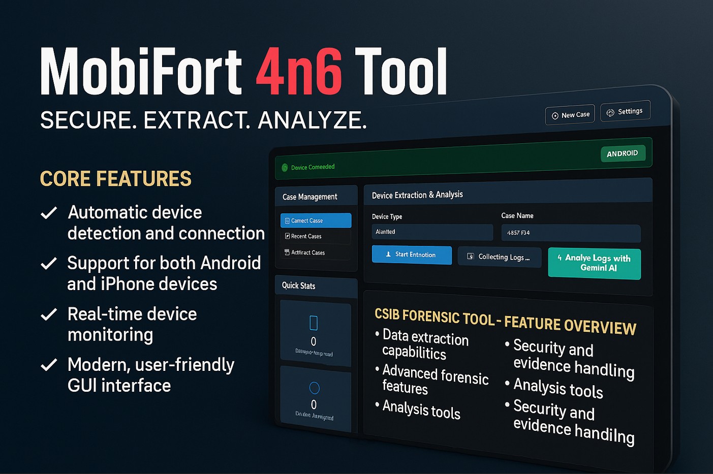 CSIB Forensic Tool: MOBIFORT 4N6